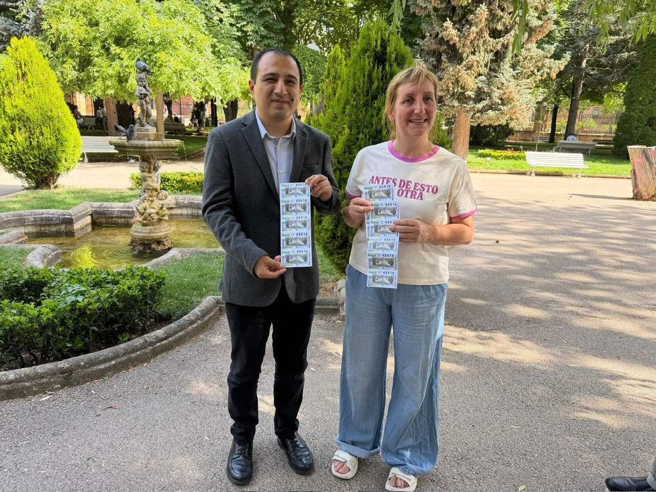 Foto 2 - La ONCE dedica su cup&oacute;n del 2 de julio a la Alameda de Cervantes de Soria