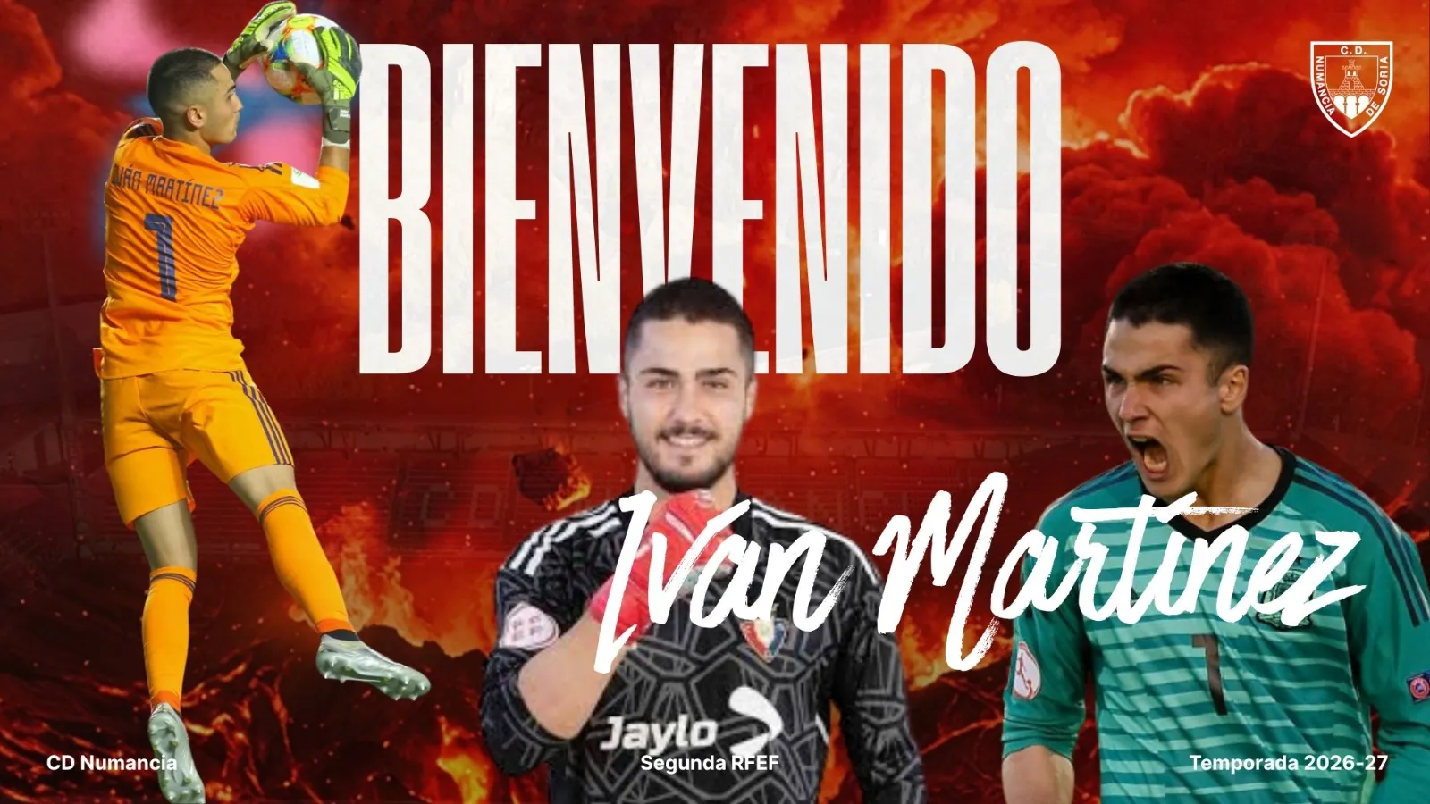 El guardameta agredano Iván Martínez ficha por el Numancia
