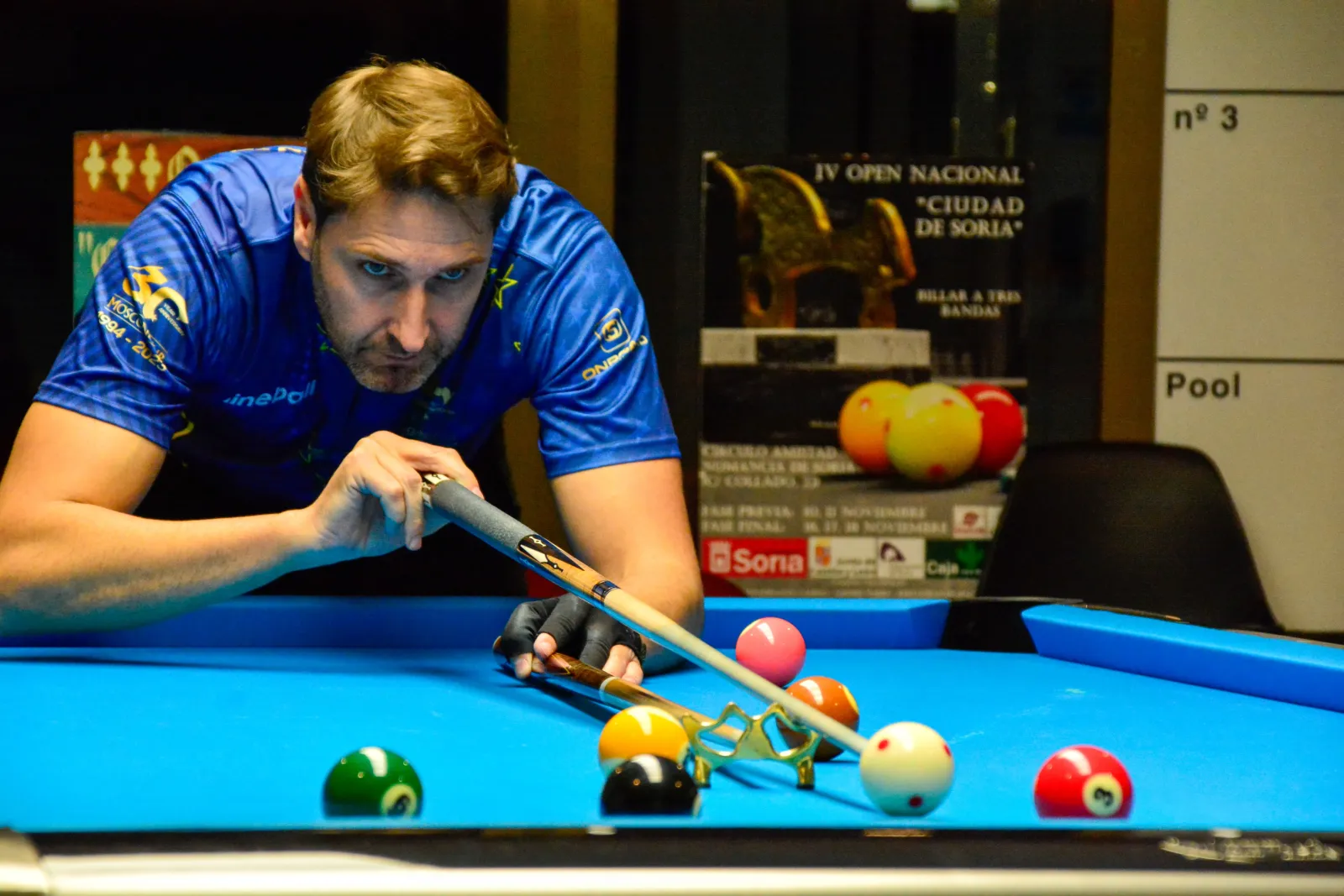 Javi Del Santo destaca en el Campeonato de España de Pool
