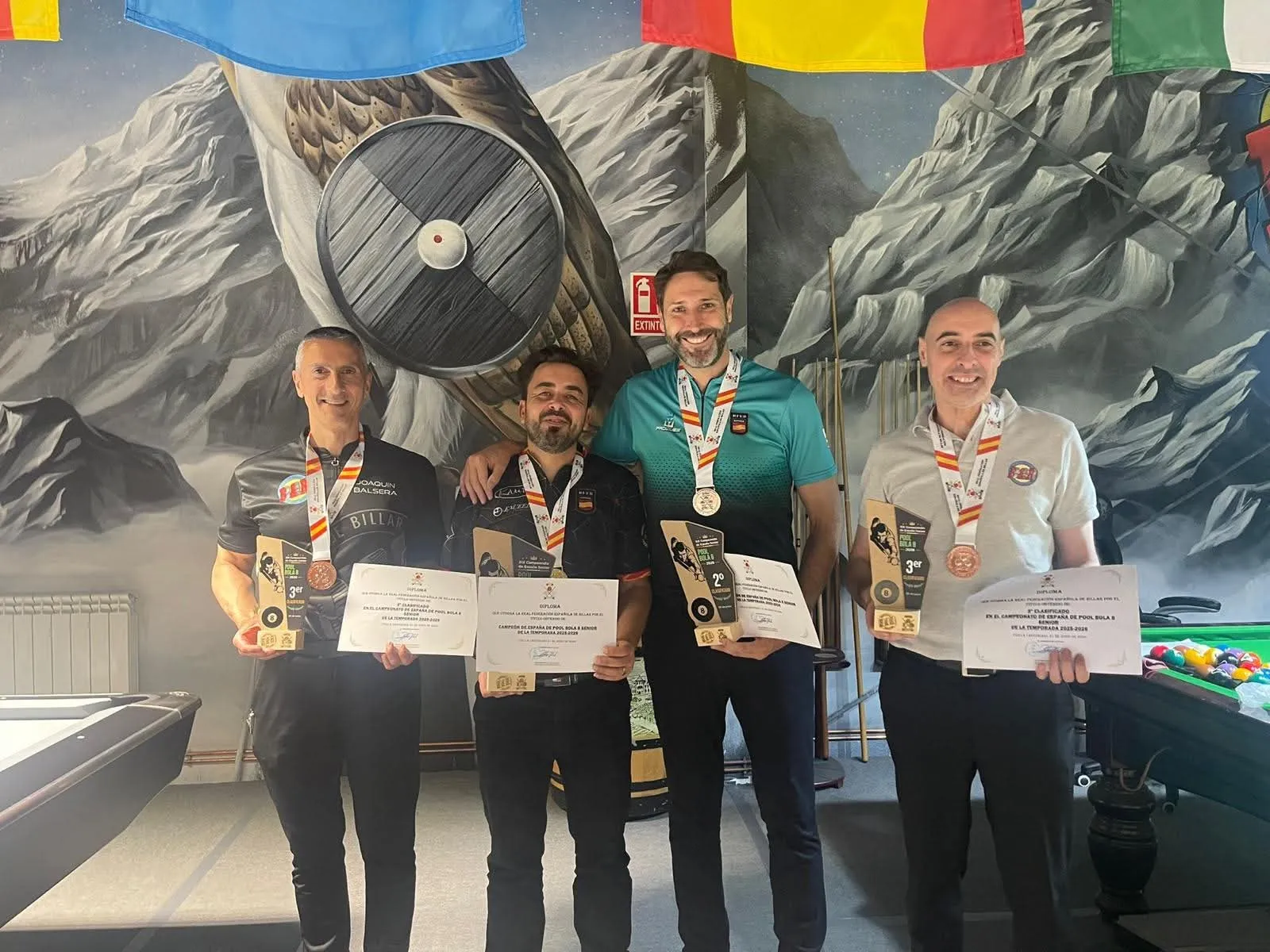 Javier del Santo, subcampeón de España de Bola 8