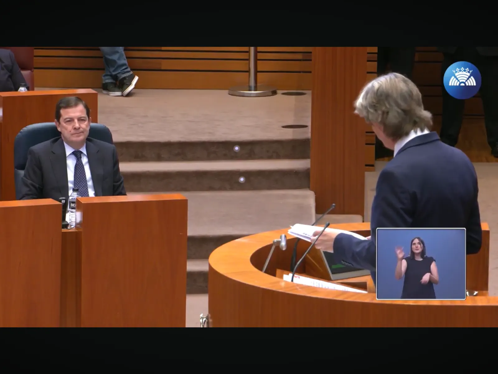 Foto 2 - As&iacute; ha sido el discurso de Alfonso Fern&aacute;ndez Ma&ntilde;ueco en el pleno de investidura de Castilla y Le&oacute;n 