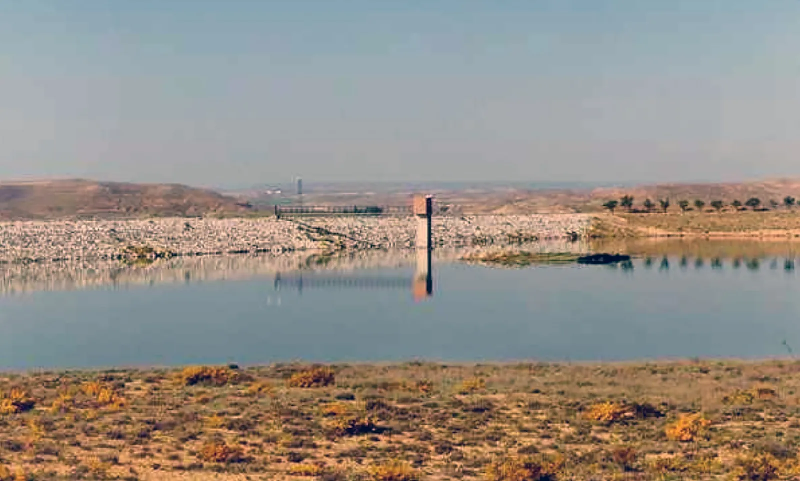 El embalse de Monteagudo continúa a la baja