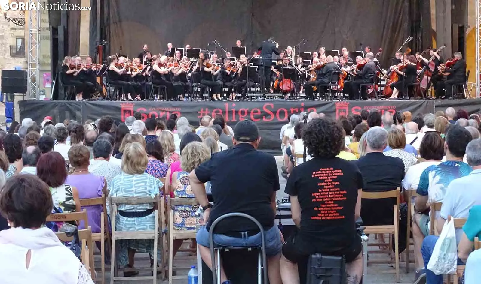 Adjudicado el escenario del concierto de la OSCYL en Soria