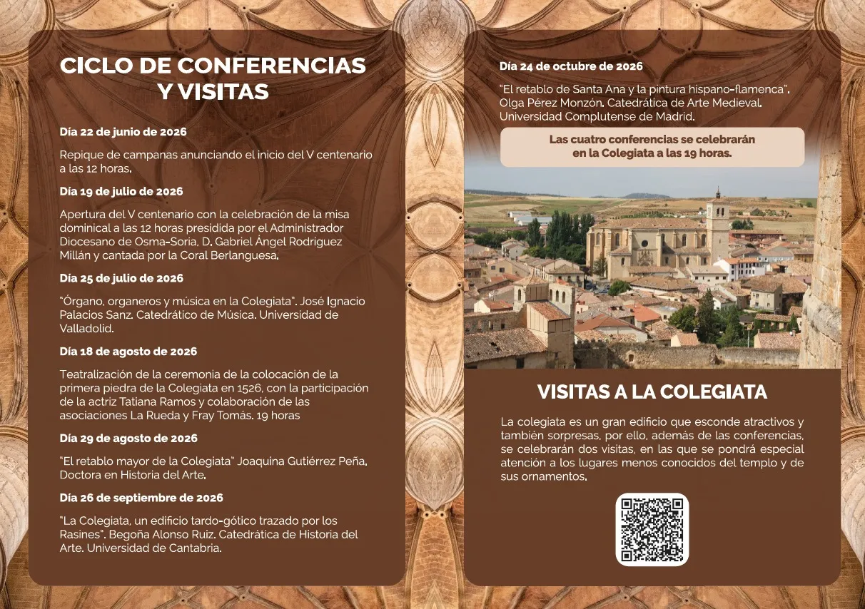 Foto 2 - Berlanga de Duero conmemora los quinientos a&ntilde;os de su Colegiata