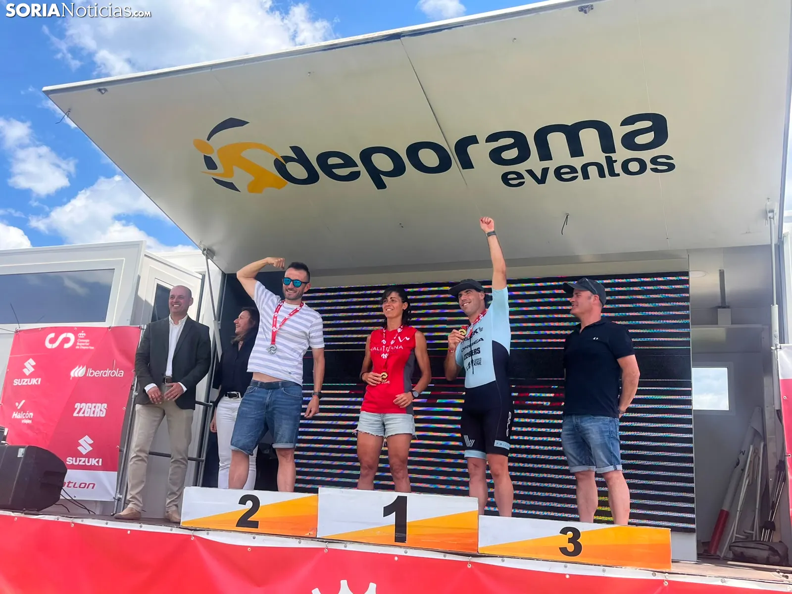 Foto 7 - El calor y la exigencia de Vinuesa coronan a los nuevos campeones de Espa&ntilde;a de triatl&oacute;n gravel