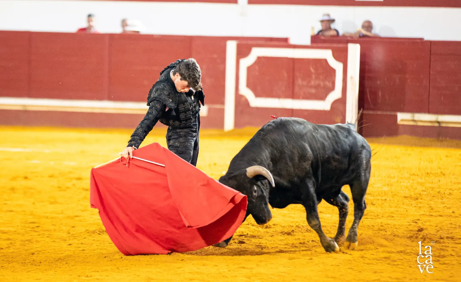 David Espejón, durante su actuación en Utrera. 