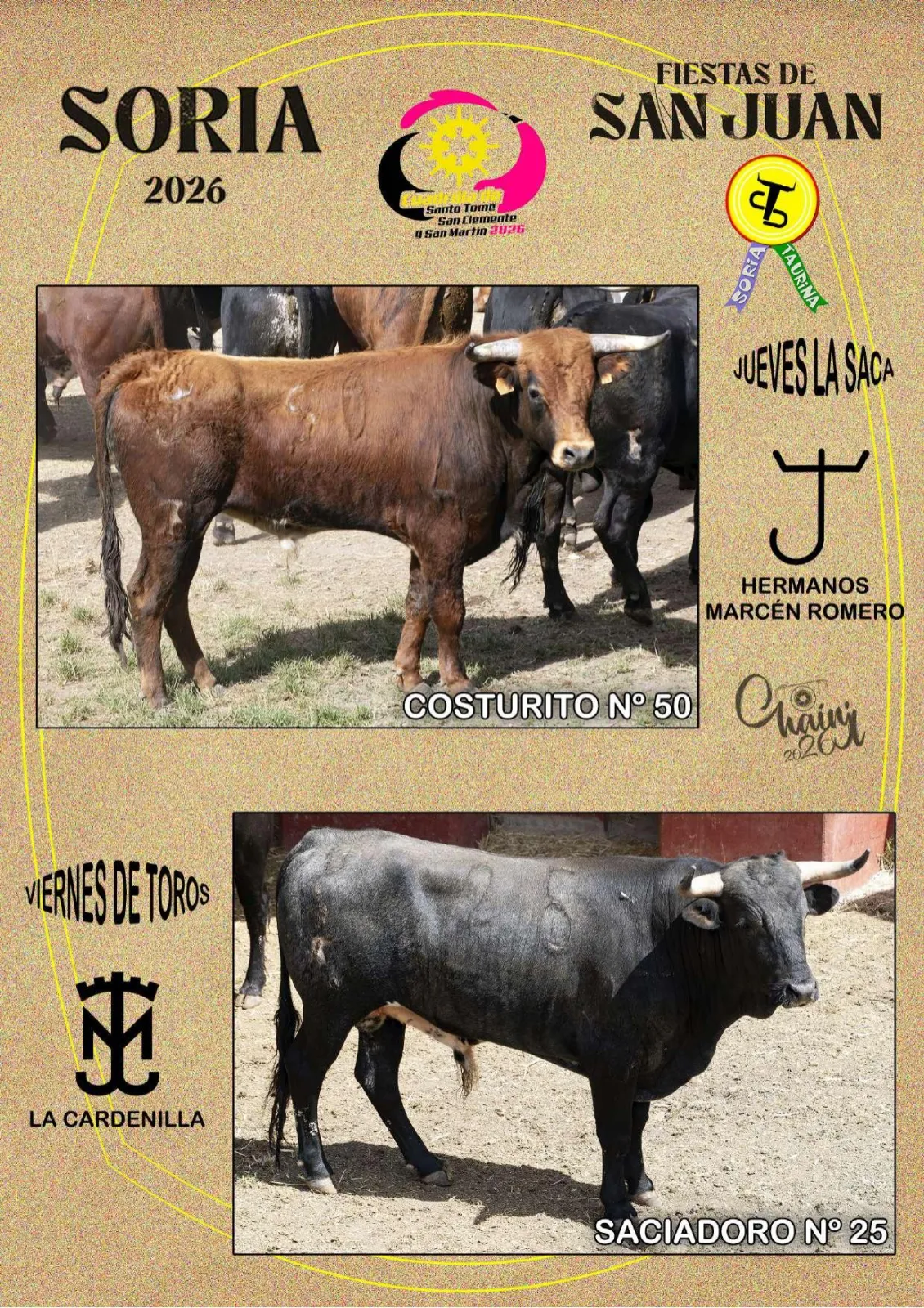 Foto 9 - Estos son los novillos de cada cuadrilla para el Jueves La Saca y el Viernes de Toros