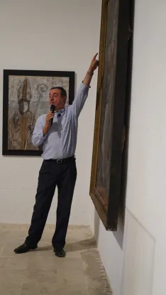 Una imagen de la apertura de la muestra. /DOS