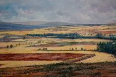 Paisaje de Rafael de la Rosa. | María Ferrer