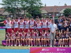 Foto 3 - Un relevo hist&oacute;rico corona el subcampeonato de Espa&ntilde;a de Castilla y Le&oacute;n en Logro&ntilde;o