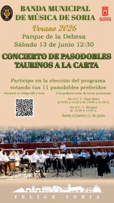 Foto 3 - Un concierto a la carta: Soria votar&aacute; los once pasodobles que sonar&aacute;n en la Dehesa
