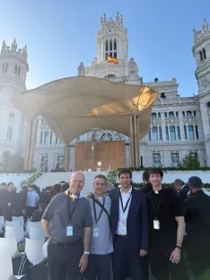 Foto 8 - Alrededor de 160 diocesanos de Osma-Soria acompa&ntilde;an al Papa Le&oacute;n XIV en Madrid