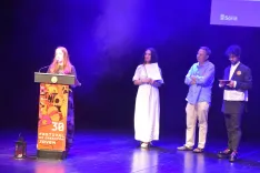 Una imagen de la gala de esta tarde en La Audiencia. /Ayto.