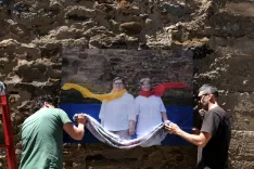 Foto 11 - Berat&oacute;n se convierte en un museo al aire libre para homenajear a sus mujeres rurales