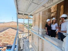 Foto 3 - La recuperaci&oacute;n de la iglesia barroca de Br&iacute;as encara su recta final