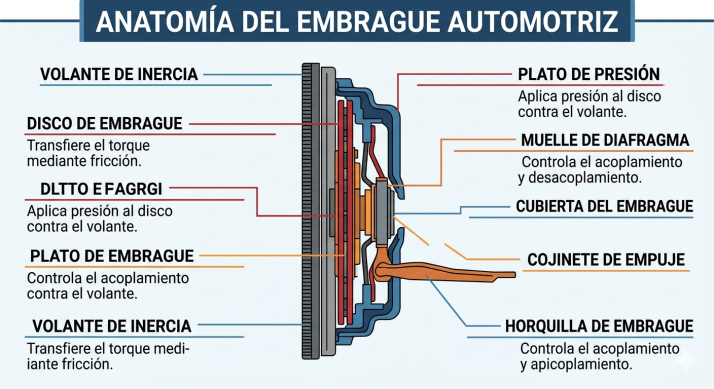 Qué significa que el embrague se quema y cómo evitarlo