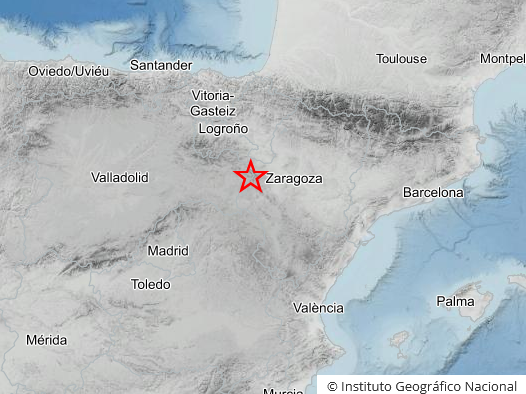 Registrado un terremoto de magnitud 1,4 en Beratón
