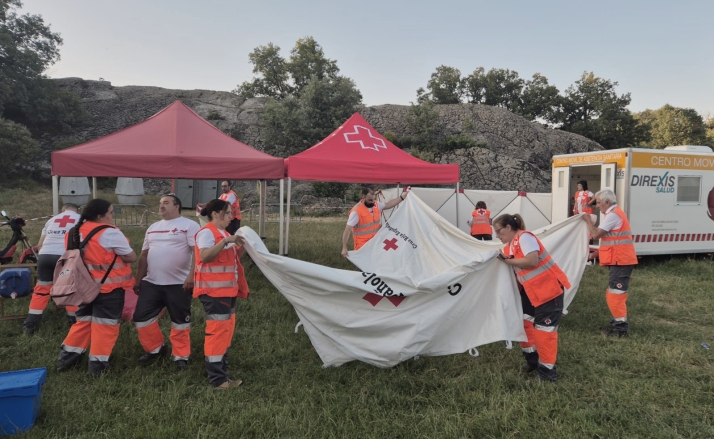 Cruz Roja Soria desplegará 32 profesionales y diez vehículos para el dispositivo de La Saca