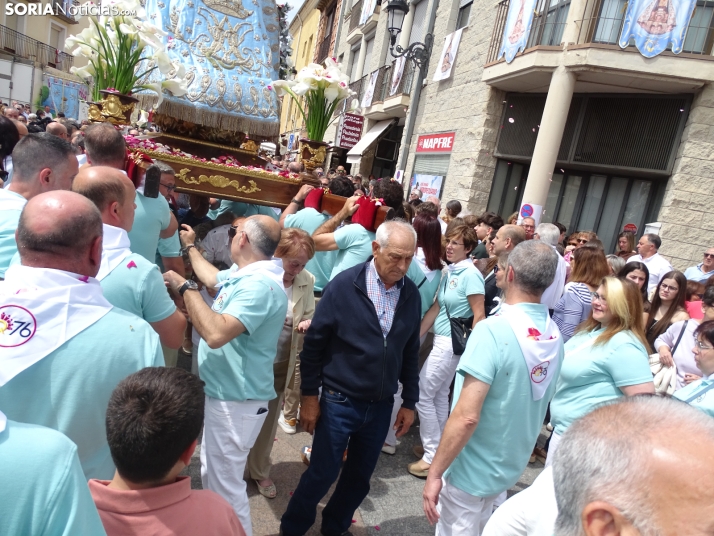 Una imagen de la procesión de Los Milagros este sábado 6 de junio de 2026. /PC