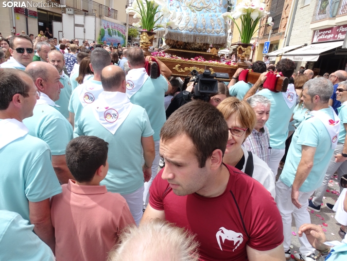 Una imagen de la procesión de Los Milagros este sábado 6 de junio de 2026. /PC