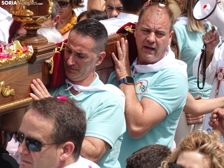 Una imagen de la procesión de Los Milagros este sábado 6 de junio de 2026. /PC