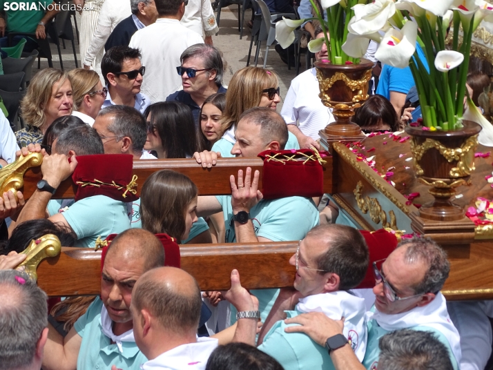 Una imagen de la procesión de Los Milagros este sábado 6 de junio de 2026. /PC