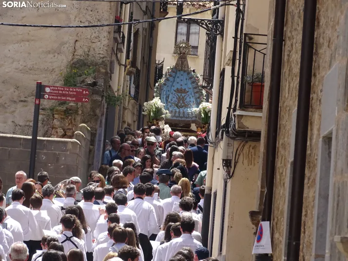 Una imagen de la procesión de Los Milagros este sábado 6 de junio de 2026. /PC