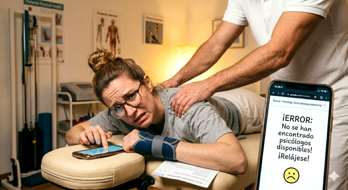 Soria, donde es más fácil tratarse de una contractura que de ansiedad