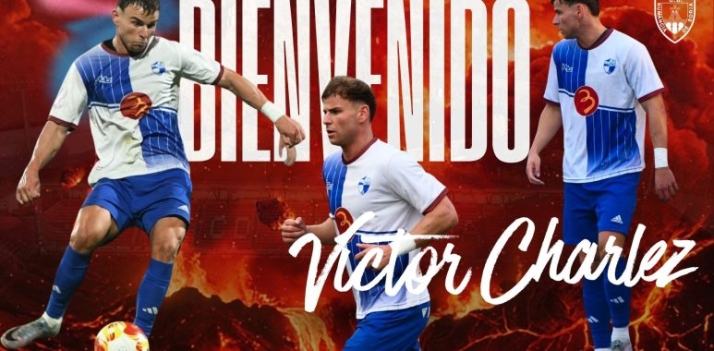 Víctor Charlez se convierte en el primer fichaje del Numancia 