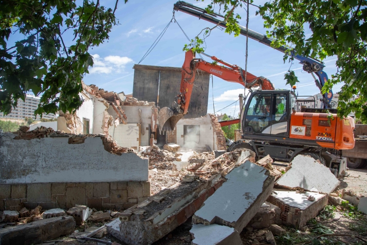 Adif libera espacio en la estación de Soria para un nuevo edificio técnico ferroviario