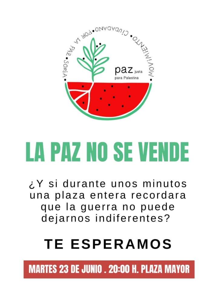 La Plaza Mayor se moviliza con música a favor de la paz
