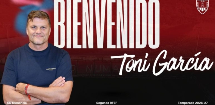 Toni García será el nuevo director deportivo del CD Numancia