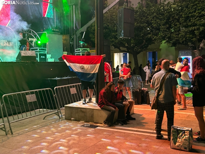El Adiós, adiós San Juan más futbolero: Celebración de la victoria de Paraguay ante Alemania