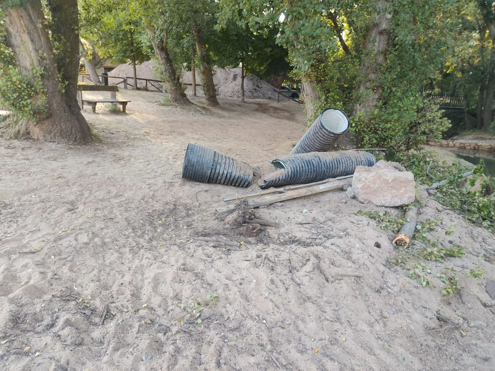 Zona de baño del río Duero en San Esteban de Gormaz. / Imagen: Ayuntamiento 
