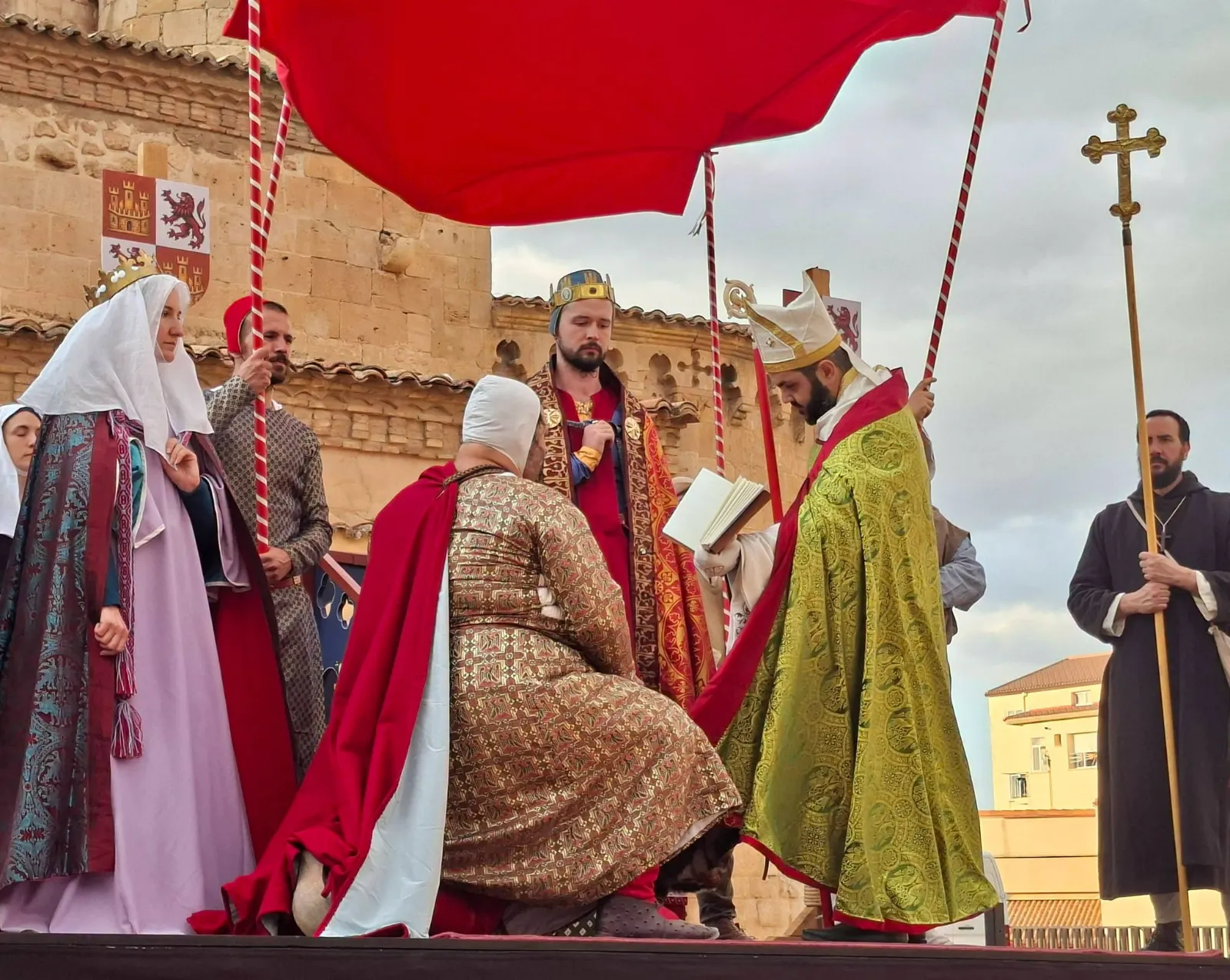 Recreación histórica 'Corte de Alfonso de la Cerda'. / Imagen: Ayuntamiento de Almazán
