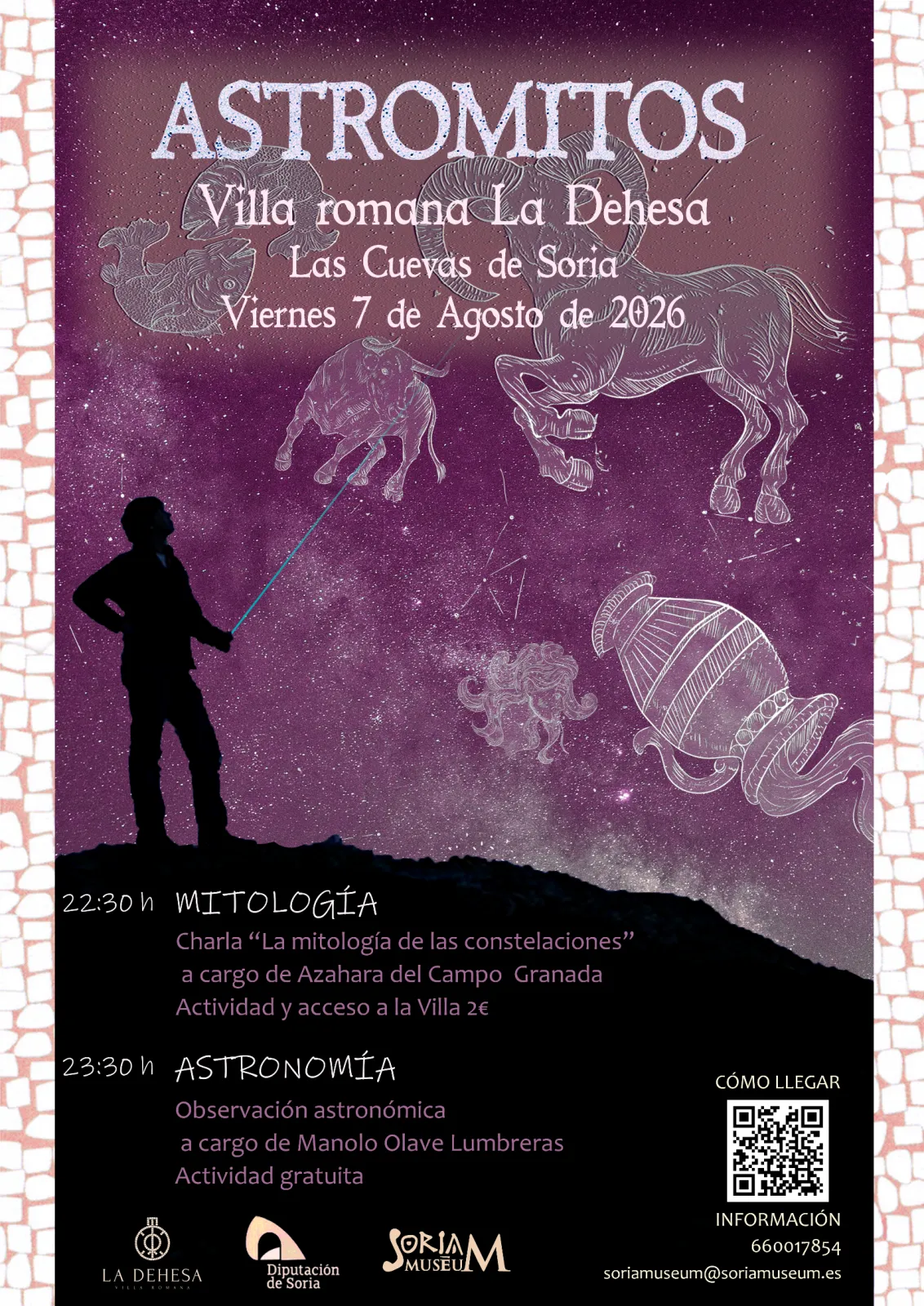 Foto 2 - La villa romana La Dehesa de Cuevas de Soria programa talleres, astronom&iacute;a y las Olimpiadas del Saber para este verano