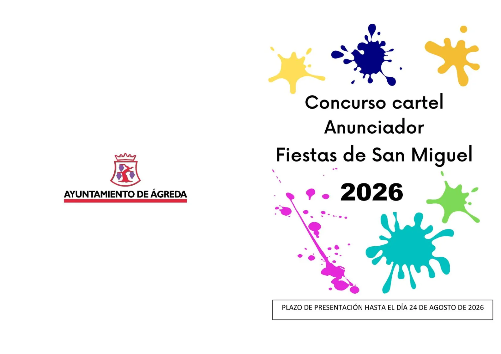 Foto 3 - &Aacute;greda busca la imagen para sus fiestas de San Miguel 2026
