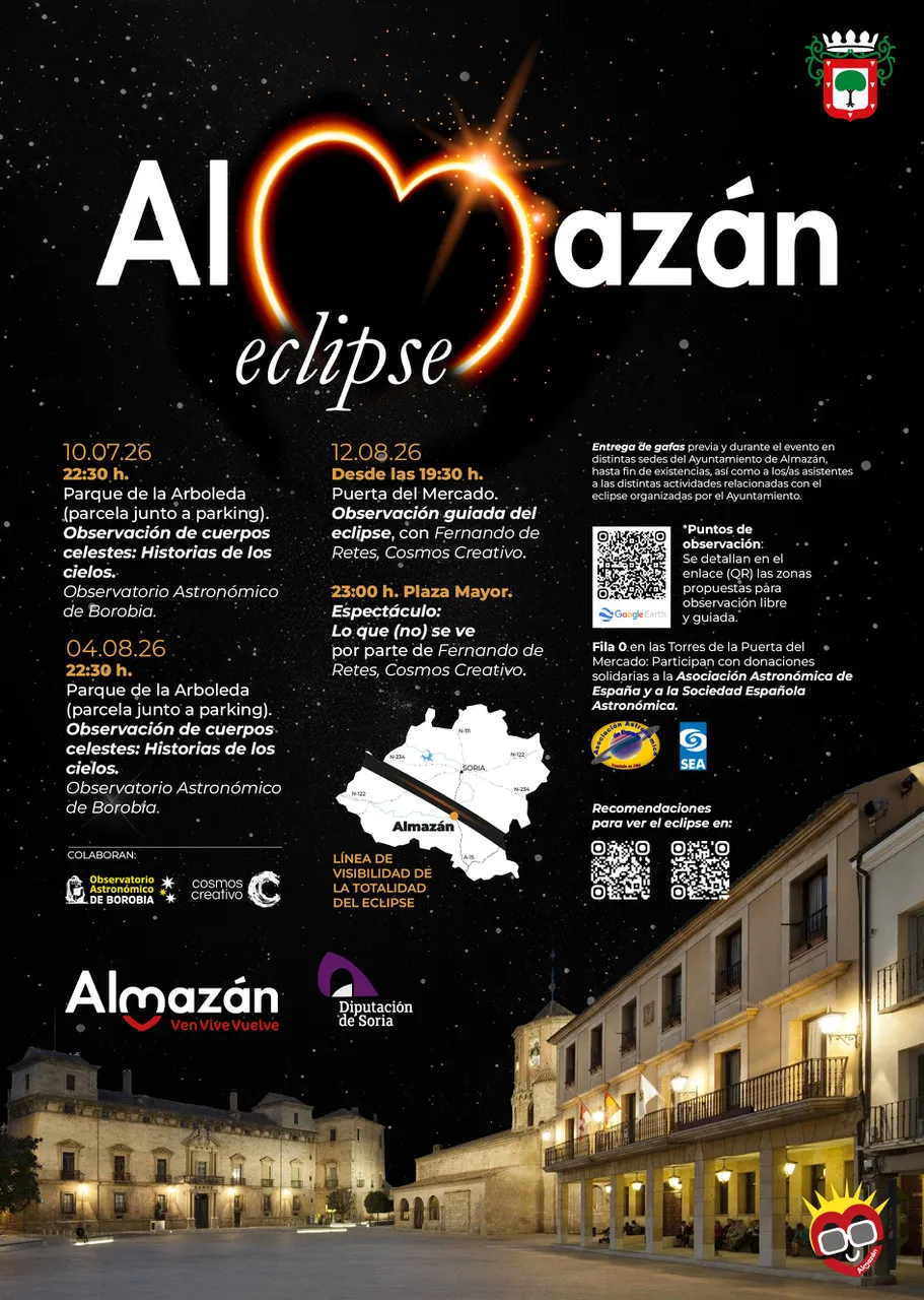 Foto 2 - Almaz&aacute;n habilitar&aacute; una 'fila 0' solidaria en las torres de la Puerta del Mercado para ver el eclipse