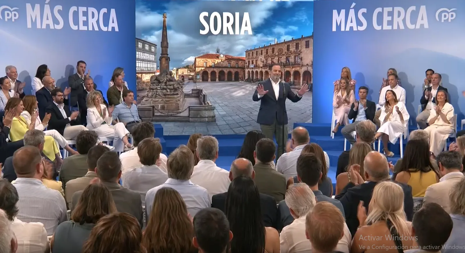 Presentación de los candidatos del PP en Santiago de Compostela