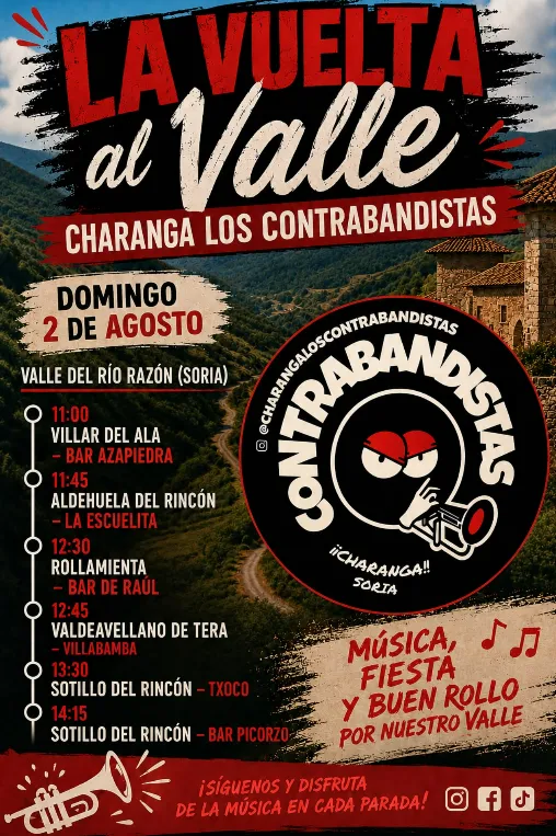 Los Contrabandistas en una imagen cedida por la charanga.