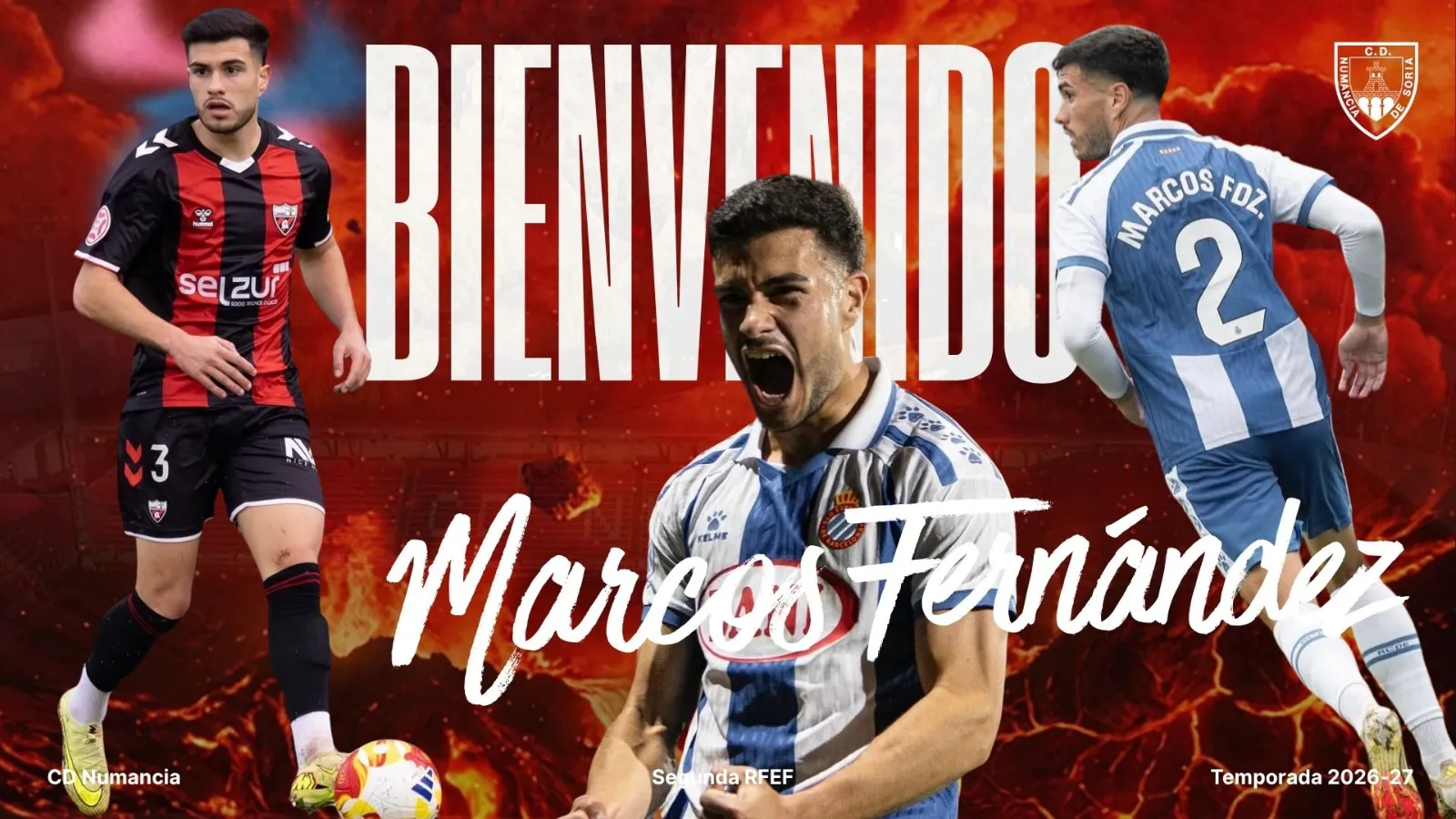 Marcos Fernández, nuevo jugador del Numancia