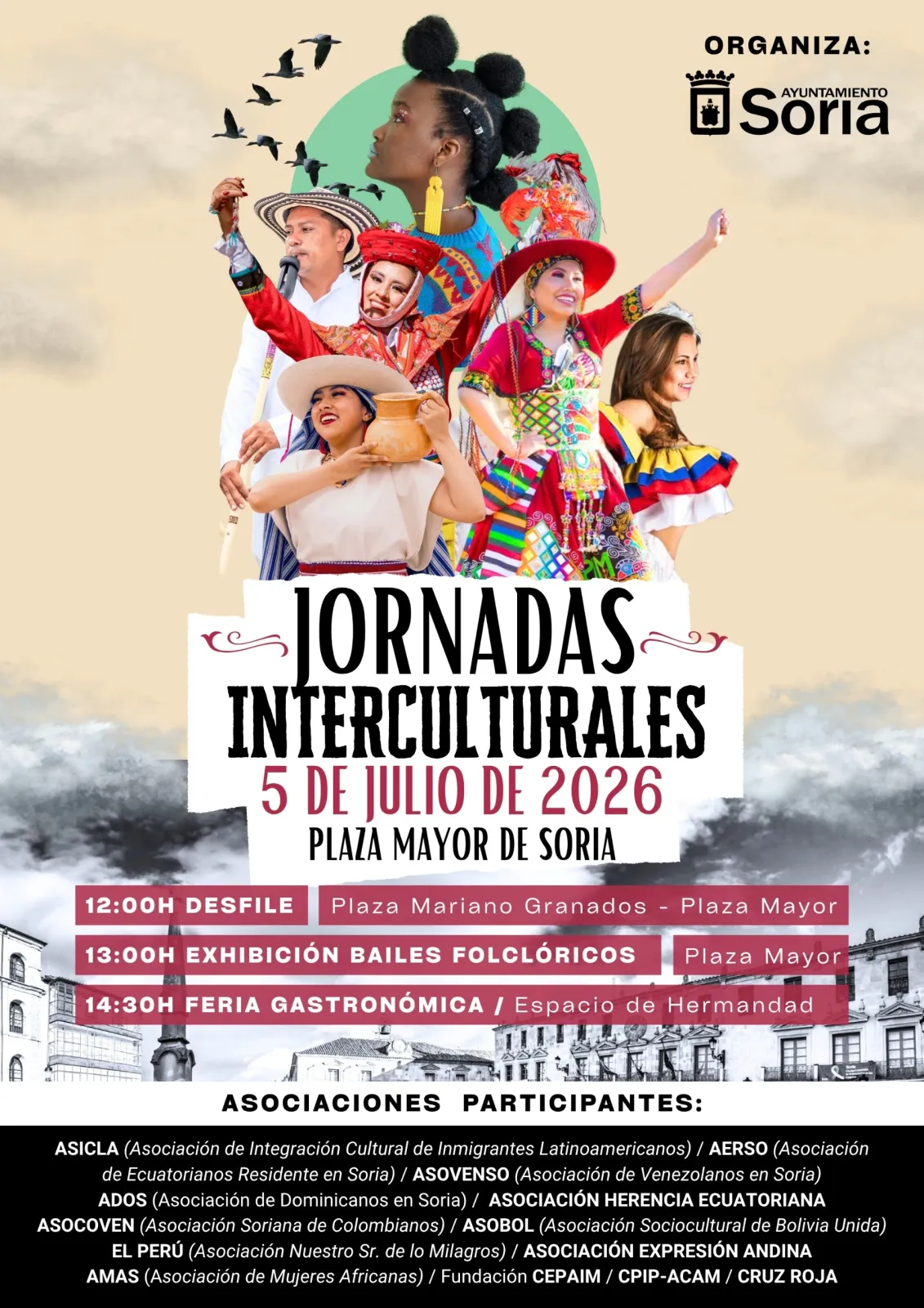 Foto 2 - Trece asociaciones celebran este domingo las Jornadas Interculturales de Soria