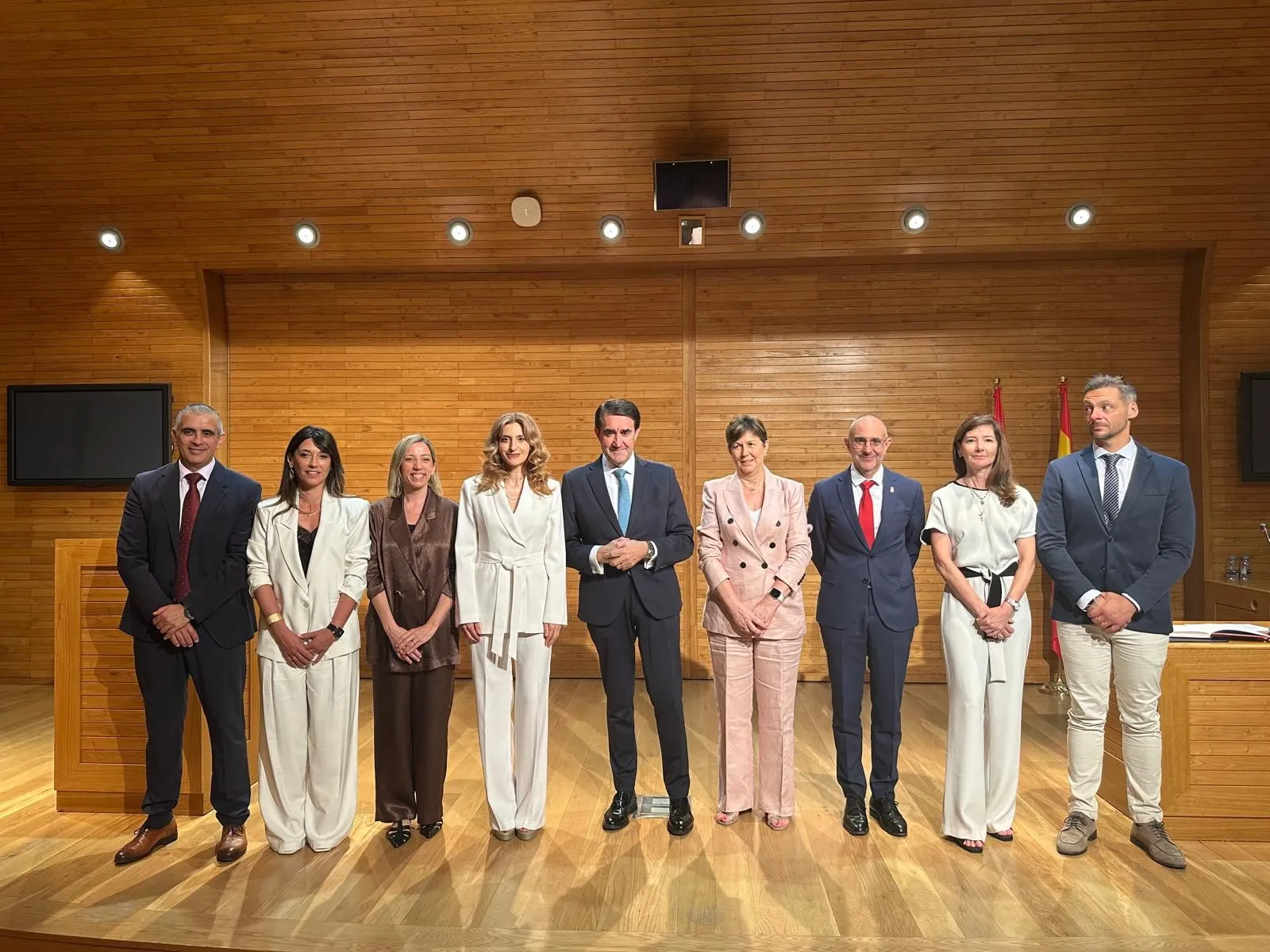 Acto de posesión, hoy, de María Dolores Borén. | JCyL