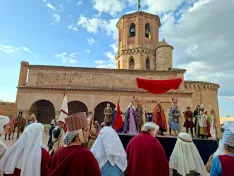 Recreación histórica 'Corte de Alfonso de la Cerda'. / Imagen: Ayuntamiento de Almazán