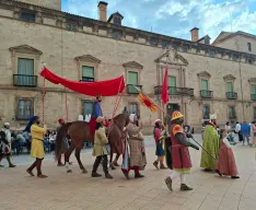 Recreación histórica 'Corte de Alfonso de la Cerda'. / Imagen: Ayuntamiento de Almazán