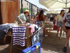 Una imagen del mercadillo al mediodía. /PC