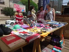 Una imagen del mercadillo al mediodía. /PC