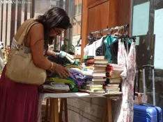 Una imagen del mercadillo al mediodía. /PC