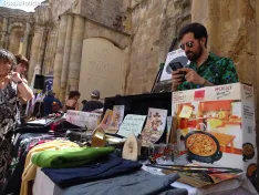 Una imagen del mercadillo al mediodía. /PC