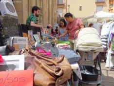 Una imagen del mercadillo al mediodía. /PC